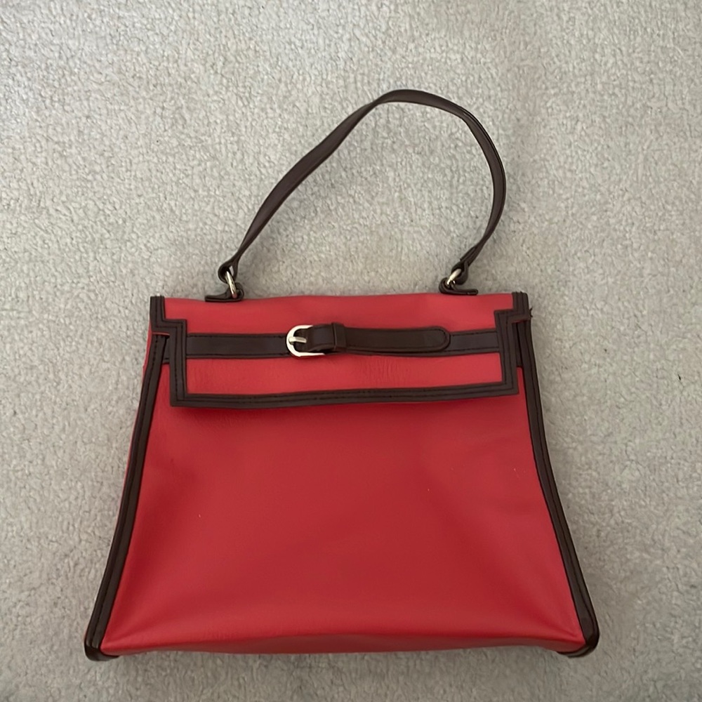 Janie and Jack orange hand bag